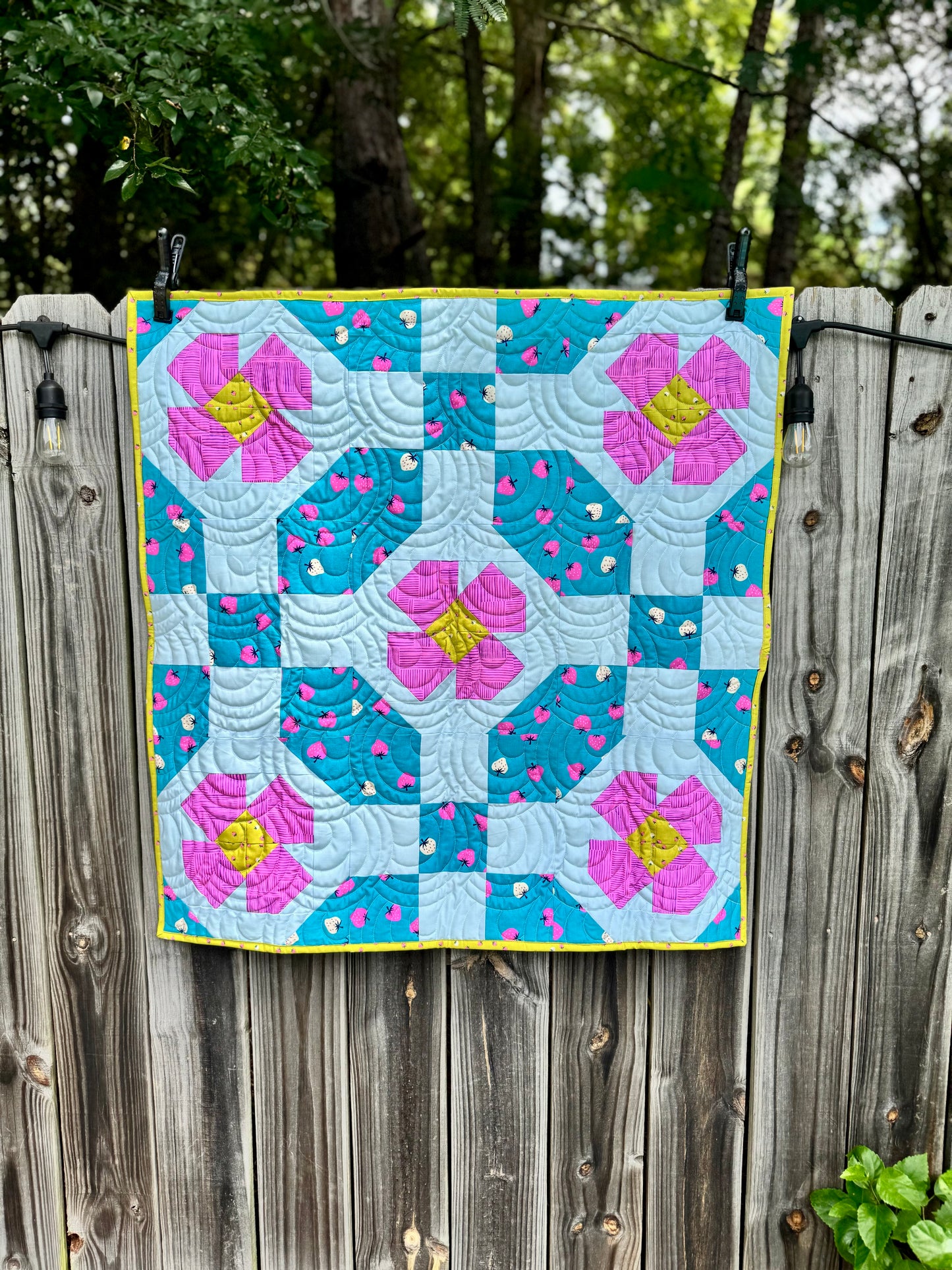 MaeFlower Baby Quilt