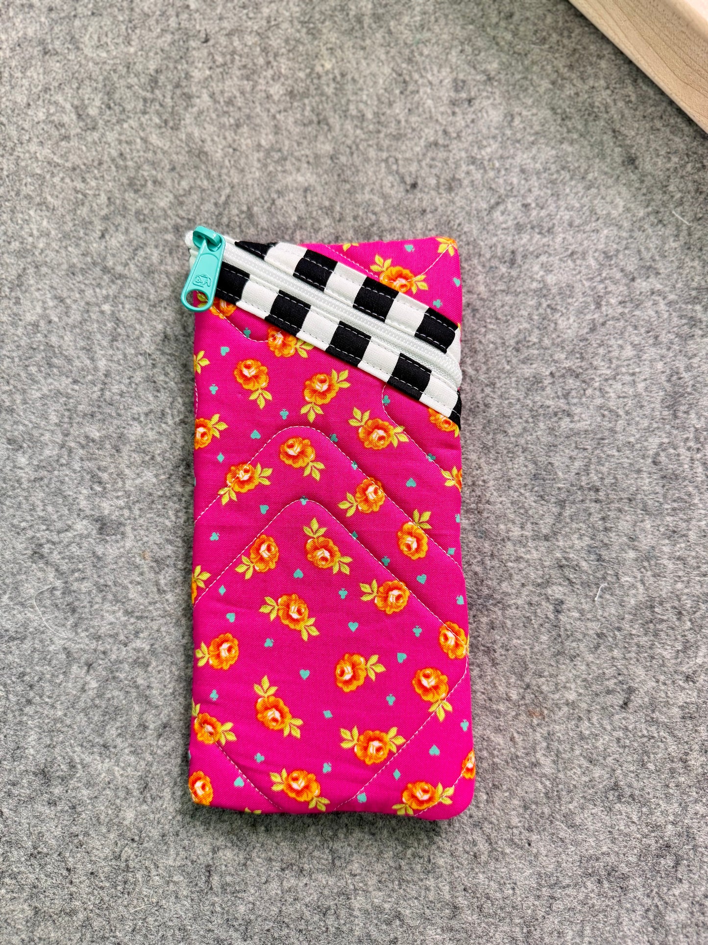 Quilted Pencil/Eyeglass Case