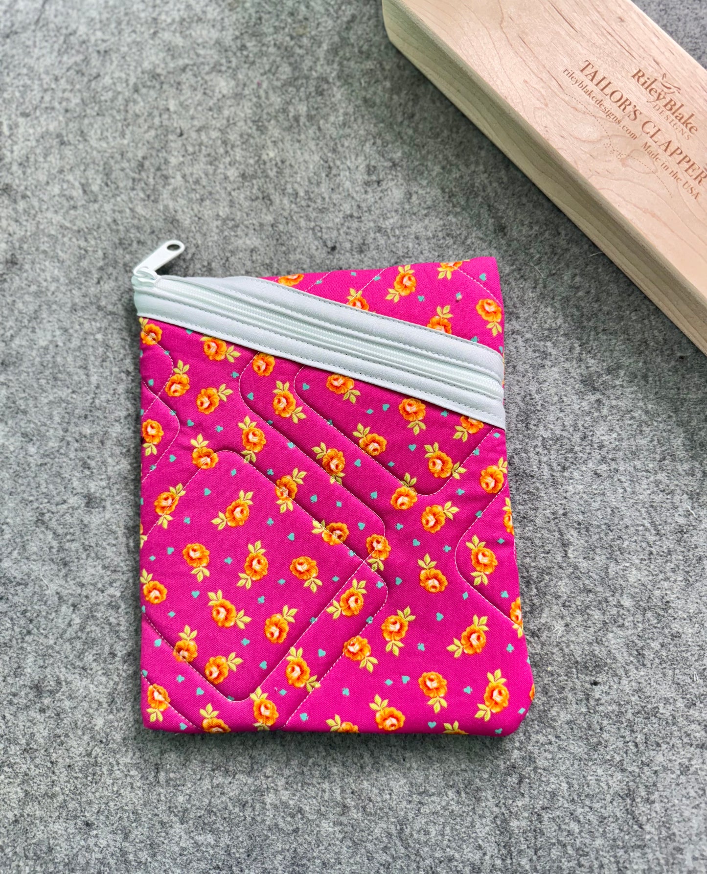 Quilted Kindle Pouch