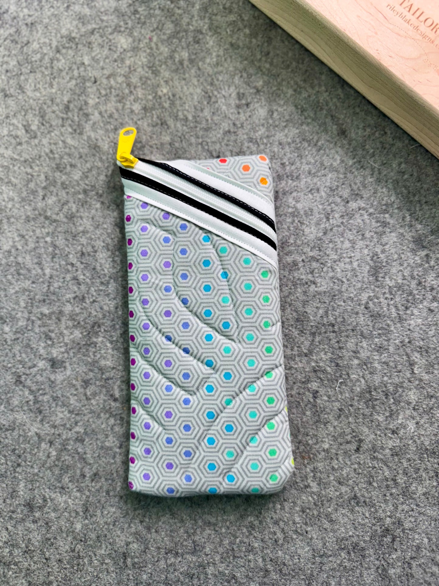 Quilted Pencil/Eyeglass Case
