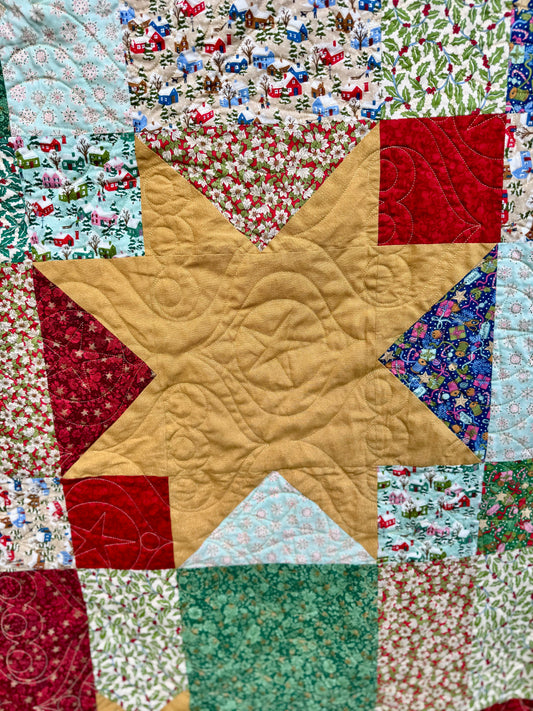 Stargazer Christmas Quilt