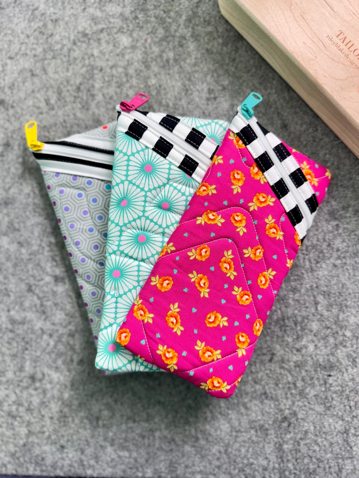 Quilted Pencil/Eyeglass Case