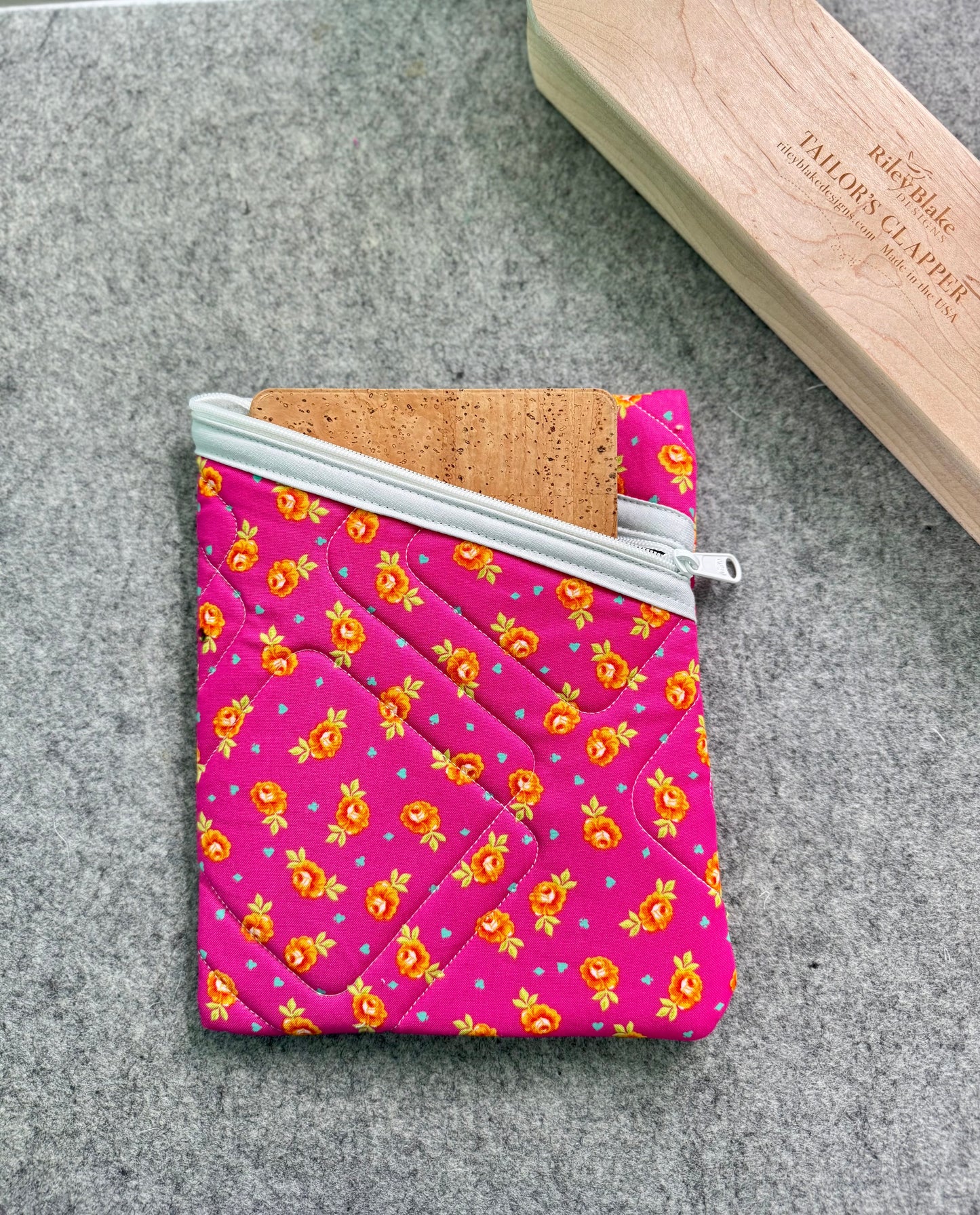 Quilted Kindle Pouch