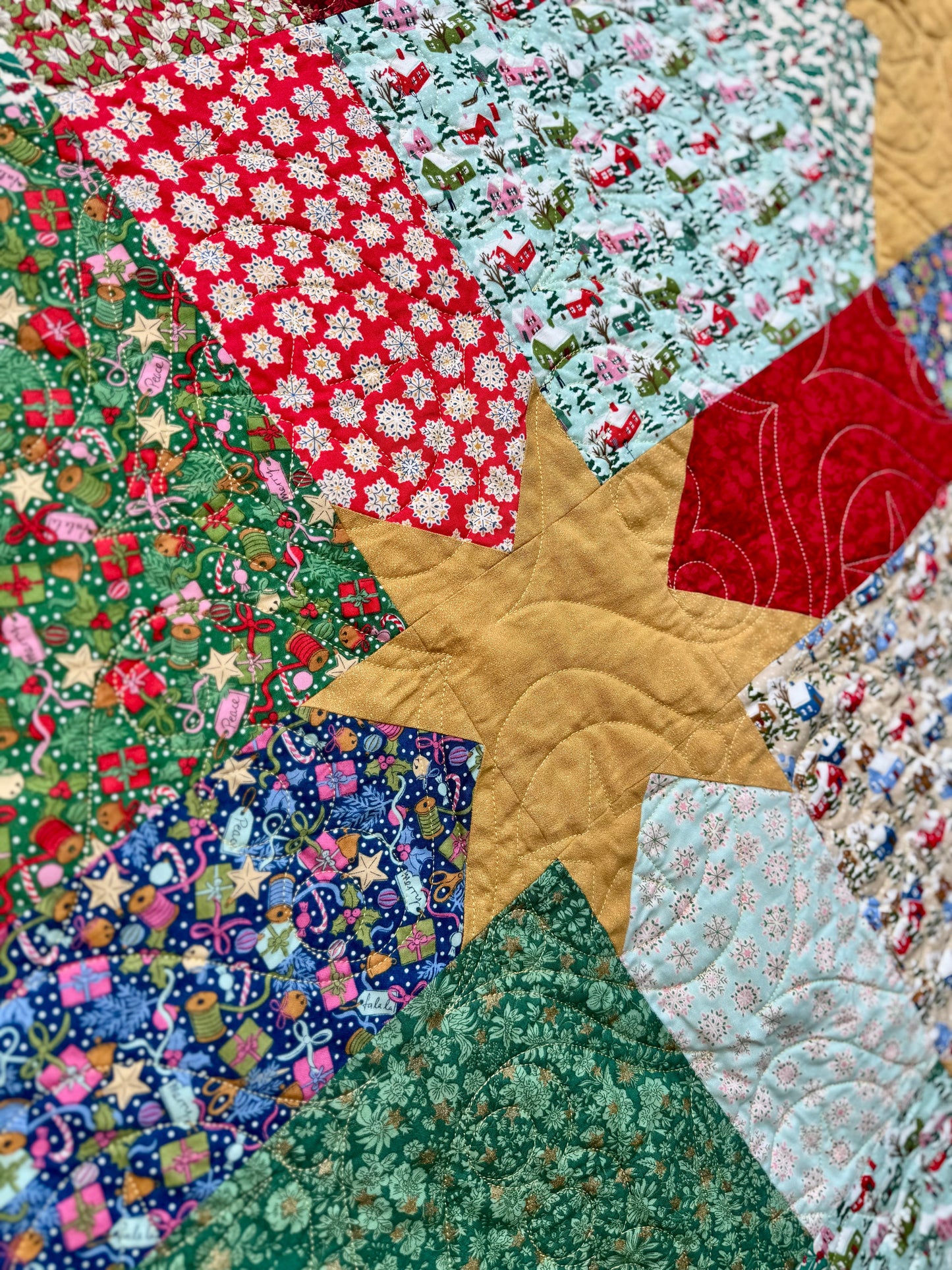 Stargazer Christmas Quilt