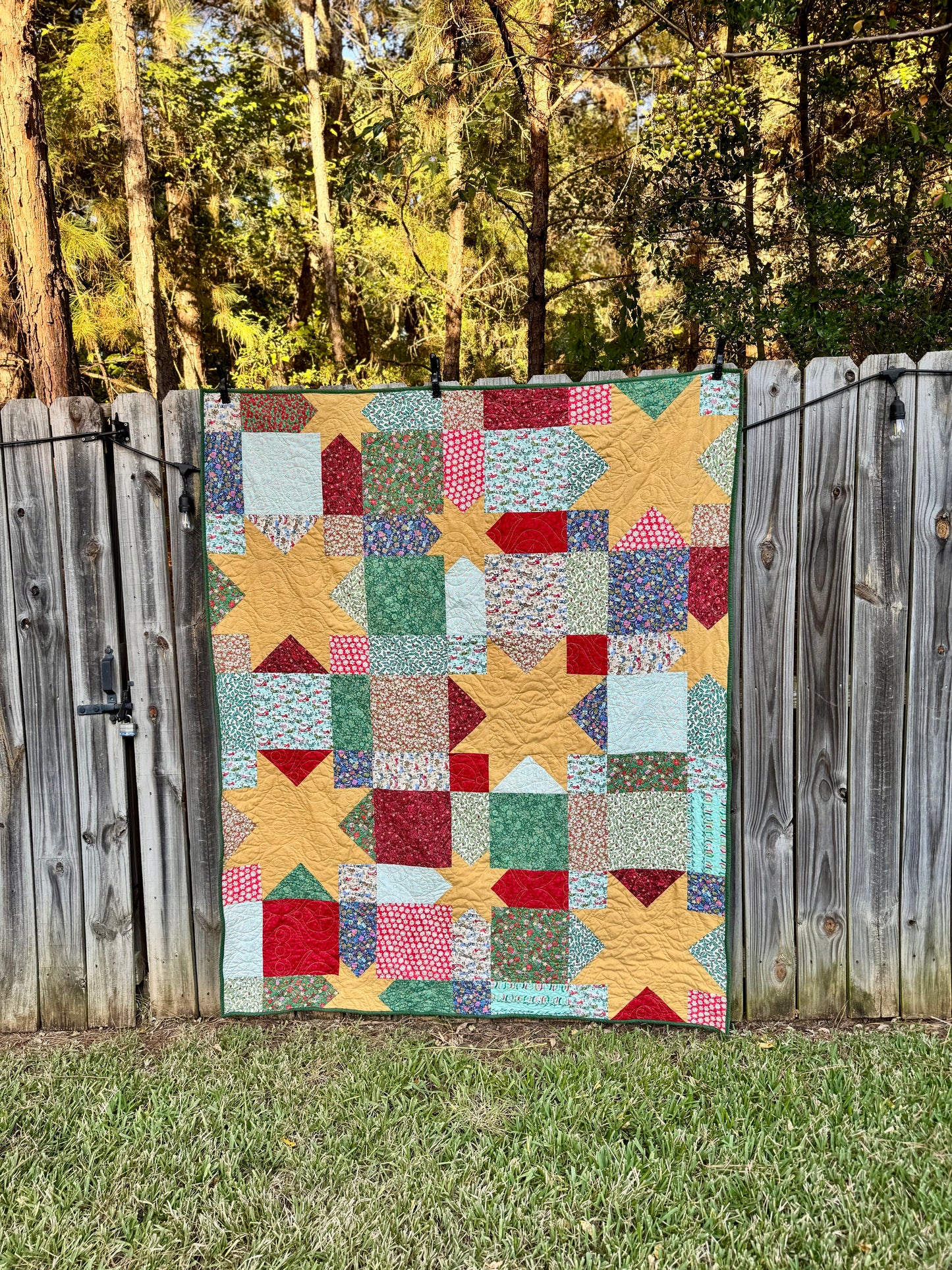 Stargazer Christmas Quilt
