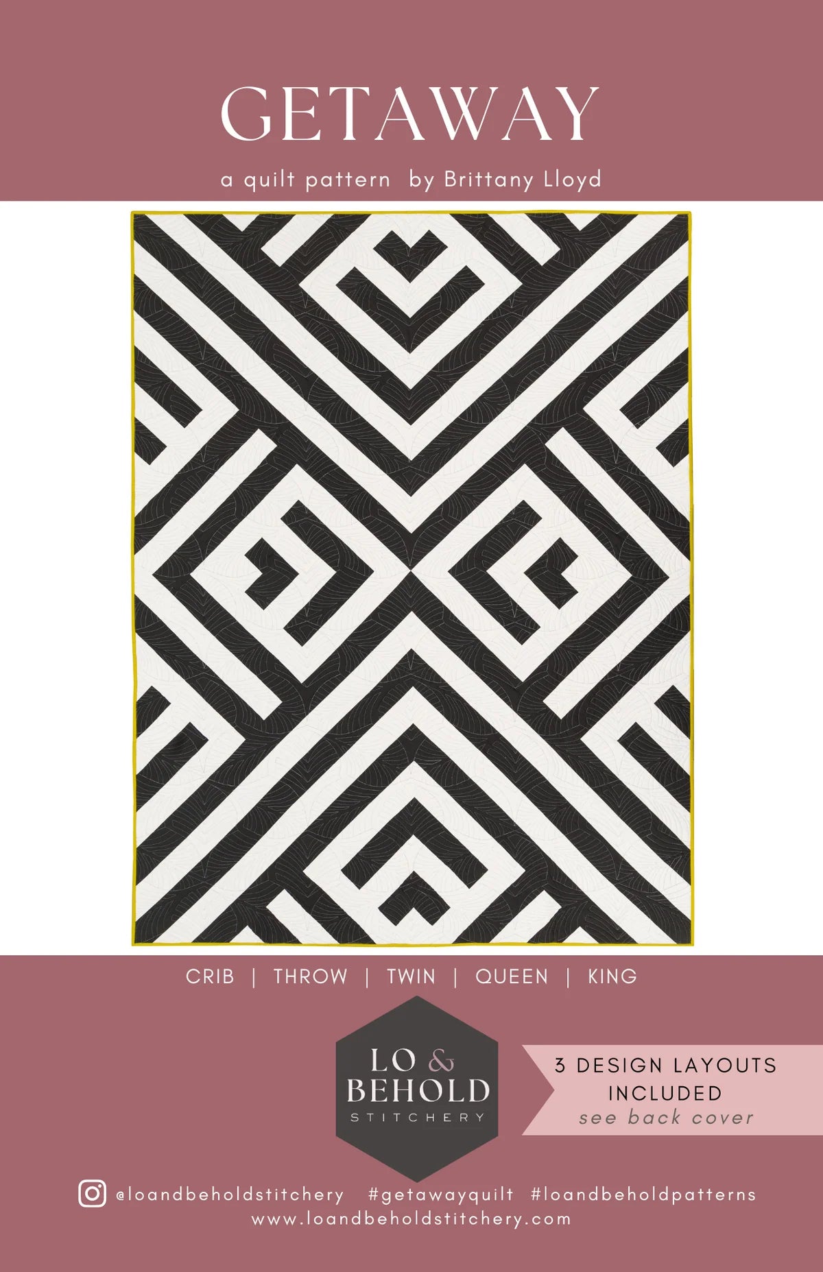 Getaway Quilt Kit - Baby & Throw Sizes