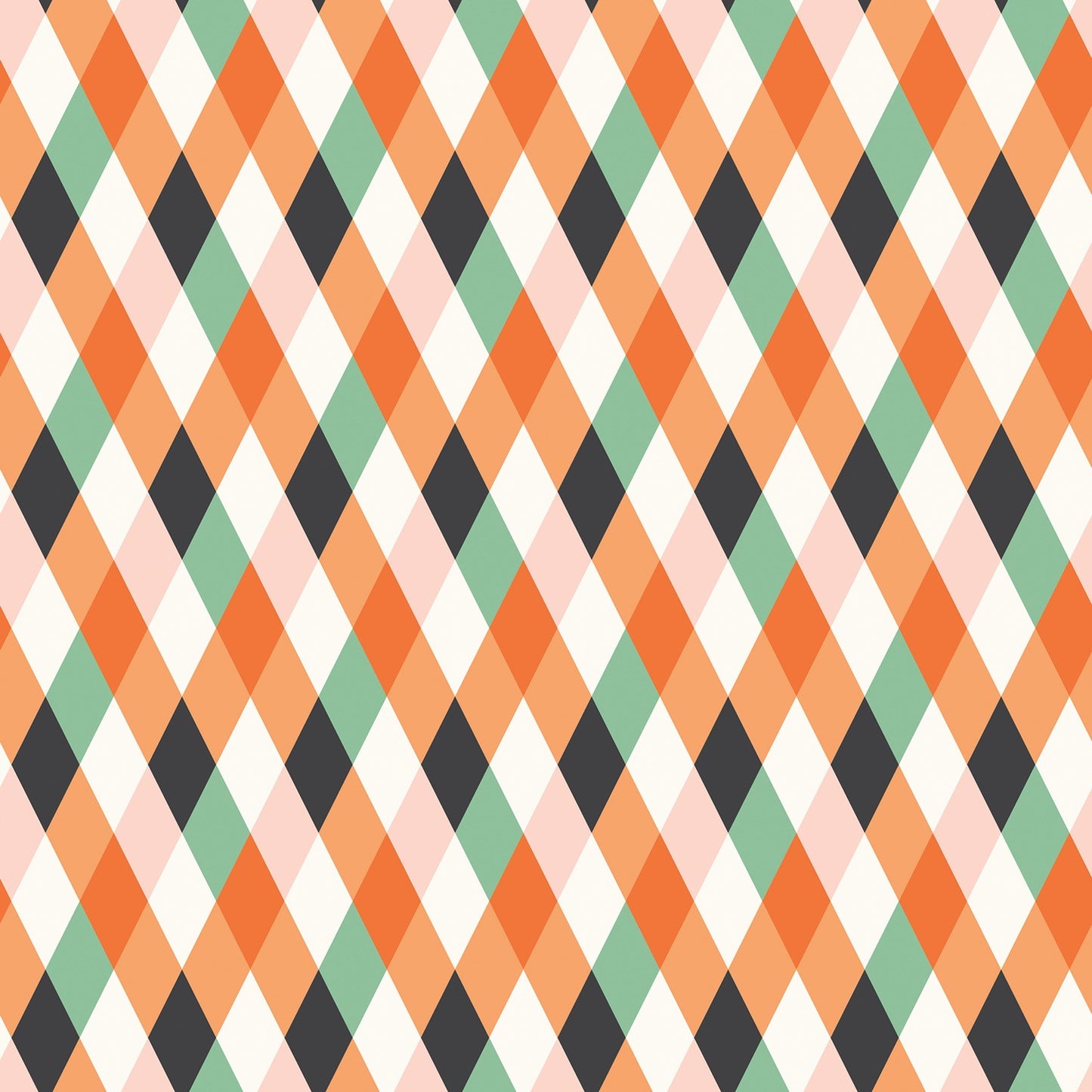 Frank and Friends Diamond Multi Quilting Cotton Fabric