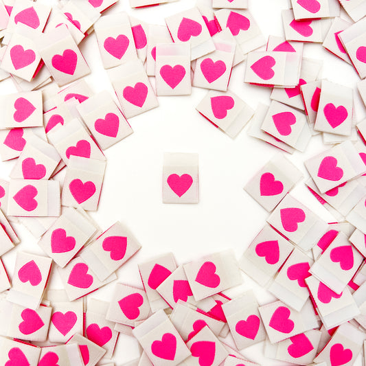 Pink Heart Label image 0