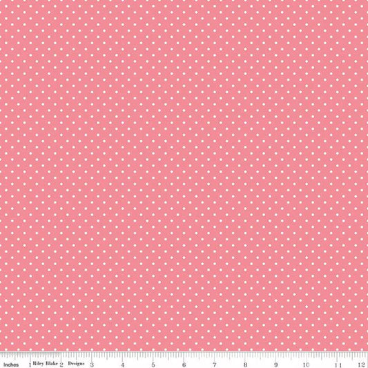 Swiss Dot Sugar Pink