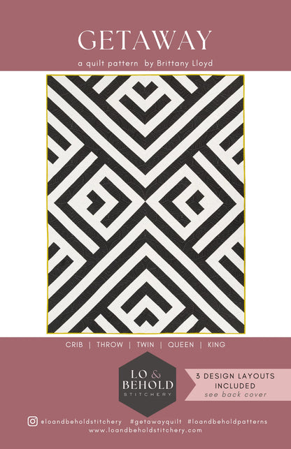Getaway Quilt Kit - Baby & Throw Sizes