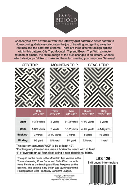Getaway Pattern