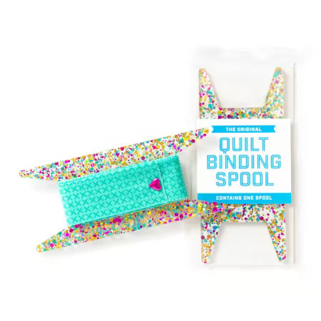 Glitter Binding Spool - Green/Pink image 0